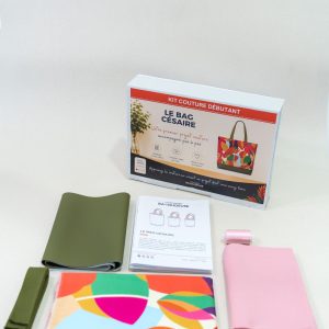 Kit couture pédagogique débutant "LE BAG CÉSAIRE"